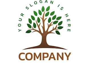 design unique tree service logo for you