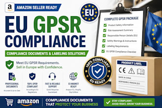 prepare eu gpsr compliance documents for amazon fba product sellers