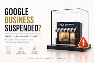 setup google my business profile fix gmb suspension suspended gmb solution