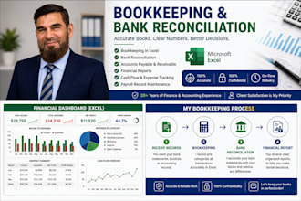 do bookkeeping and bank reconciliation in excel