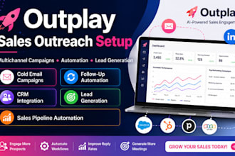 setup outplay multichannel sales outreach campaigns, automation, lead generation