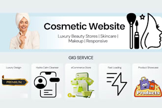 design aesthetic, esthetician skincare spa salon shopify wix website, redesign