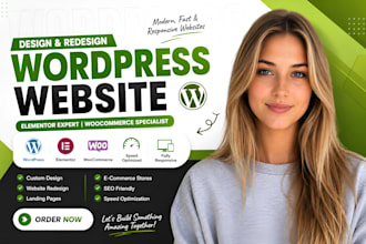 build wordpress ecommerce website, design wordpress woocommerce webshop website