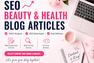 write SEO beauty and health blog article