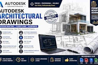 create autodesk architectural drawings, autocad floor plans, construction plan