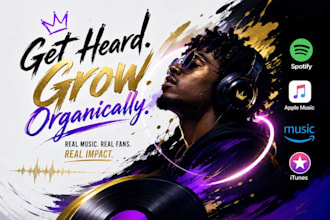 do organic itunes music amazon music spotify music promotion apple music
