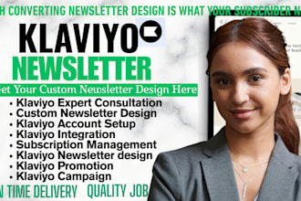 setup klaviyo email newsletter design klaviyo template manage klaviyo email flow