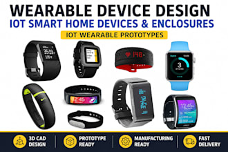 design wearable device iot smart home devices, enclosure iot wearable prototypes
