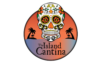 make clothing t shirt brand logo with the island cantina
