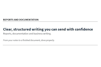 write professional reports and technical documentation