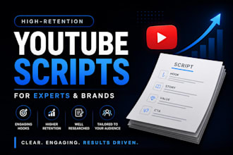write a high retention video script for youtube or ig