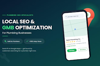 do local SEO and gmb optimization for plumbing businesses