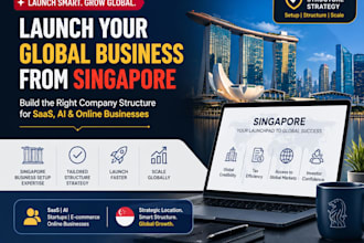 help saas, ai and online businesses launch a singapore company structure