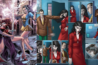 comic book illustration graphic novel comic artist comic strip, webtoon webnovel