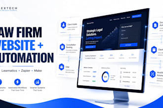 build legal automation website with client intake and document workflows