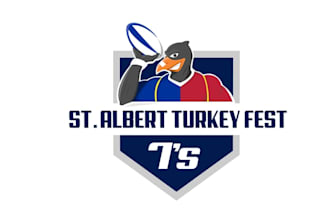 design custom albert turkey fest logo for you