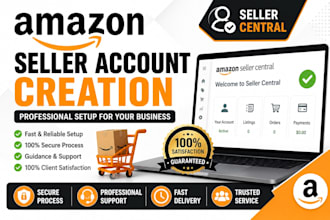 create a verified amazon seller account for your business