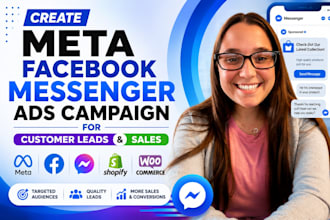 create meta facebook messenger ads campaign for customer leads and sales pro