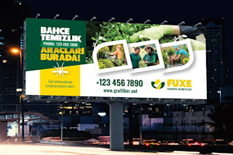 design professional billboards, outdoor signage, and advertising banners