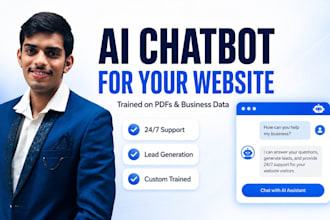an ai chatbot trained on your website and documents