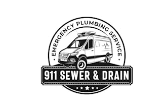 design custom emergency plumbing company logo