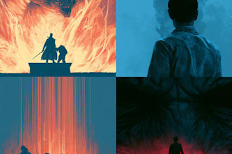 do fantasy book cover, thriller book cover design