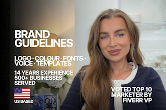 create your brand guidelines and logo system