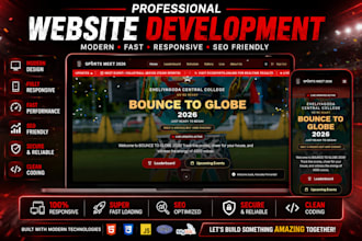 develop a professional full stack web application