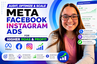 audit optimize and scale meta facebook instagram ads for higher roas and profit
