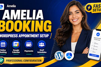set up amelia appointment booking on your wordpress website