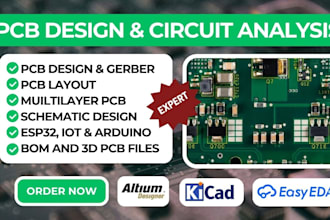 do pcb layout design schematic multilayer pcb design esp32 stm32 iot pcb gerber