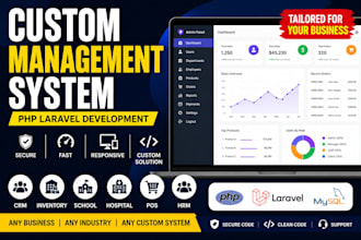 build a custom management system in PHP