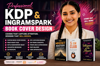 adjust, fix, edit, resize, format rejected book cover for KDP, ingram spark