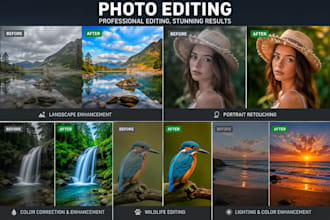 do all types of nature photos editing
