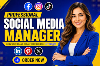 be your social media marketing manager and content creator