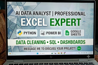 be your ai data analyst and excel data analysis expert