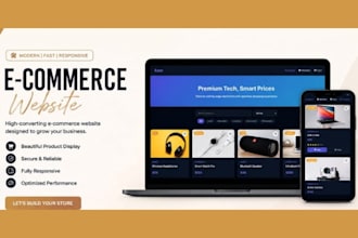 build a responsive ecommerce product page with cart