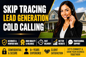 do real estate bulk skip tracing lead generation with cold calling