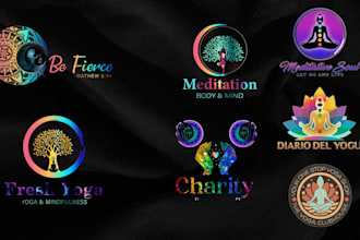design sacred geometry, mystical and mandala logo