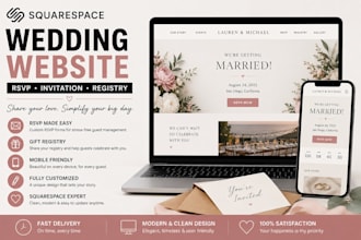 build squarespace wedding website squarespace rsvp invitation registry