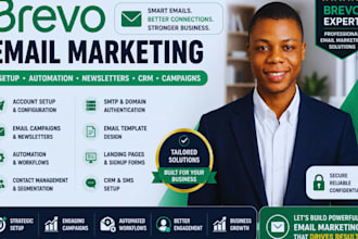 set up brevo email campaigns, automation and workflows