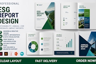 design esg report, sustainability, annual report, csr report, company profile