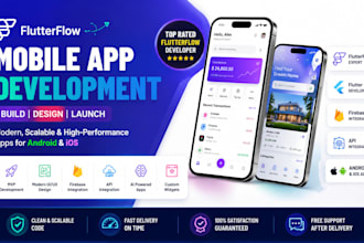 build flutterflow mvp apps with ai, firebase and API integration