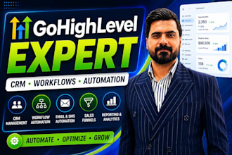 set up gohighlevel CRM workflows, pipeline and calendar automation