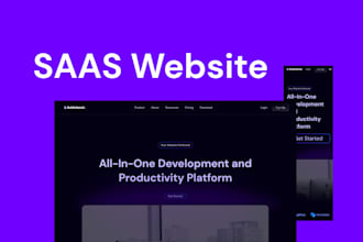 develop software, saas ai clone software saas website design and web application