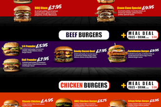 design restaurant menu, cafe menu, and qr menu