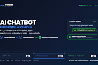build an ai chatbot for your business