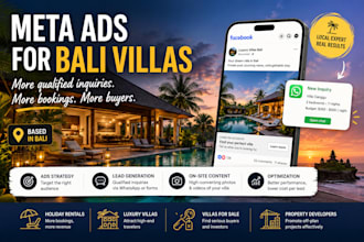 launch meta ads lead generation for your villa in bali