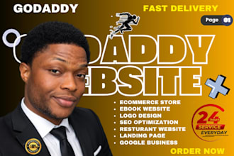 design godaddy real estate website, realtor website, property website
