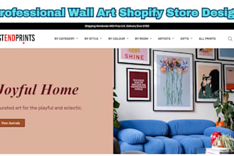 design modern wall art shopify store home decor print on demand wall art website